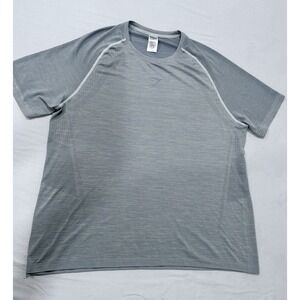 Gymshark Lightweight Seamless T-Shirt Light Gray Mens XL Workout Casual